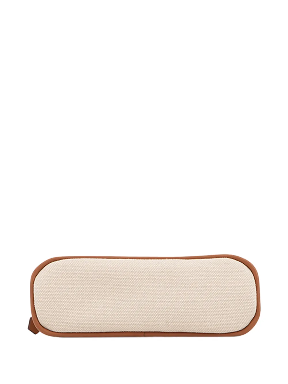 Pre-owned Hermes 2010-2026 Mini Canvas Bolide Pouch In Brown