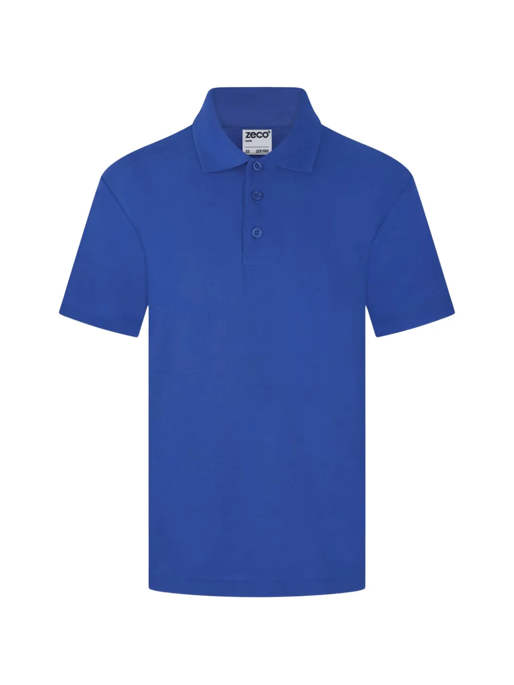 Zeco Schoolwear kids short-sleeve polo shirt - Blu