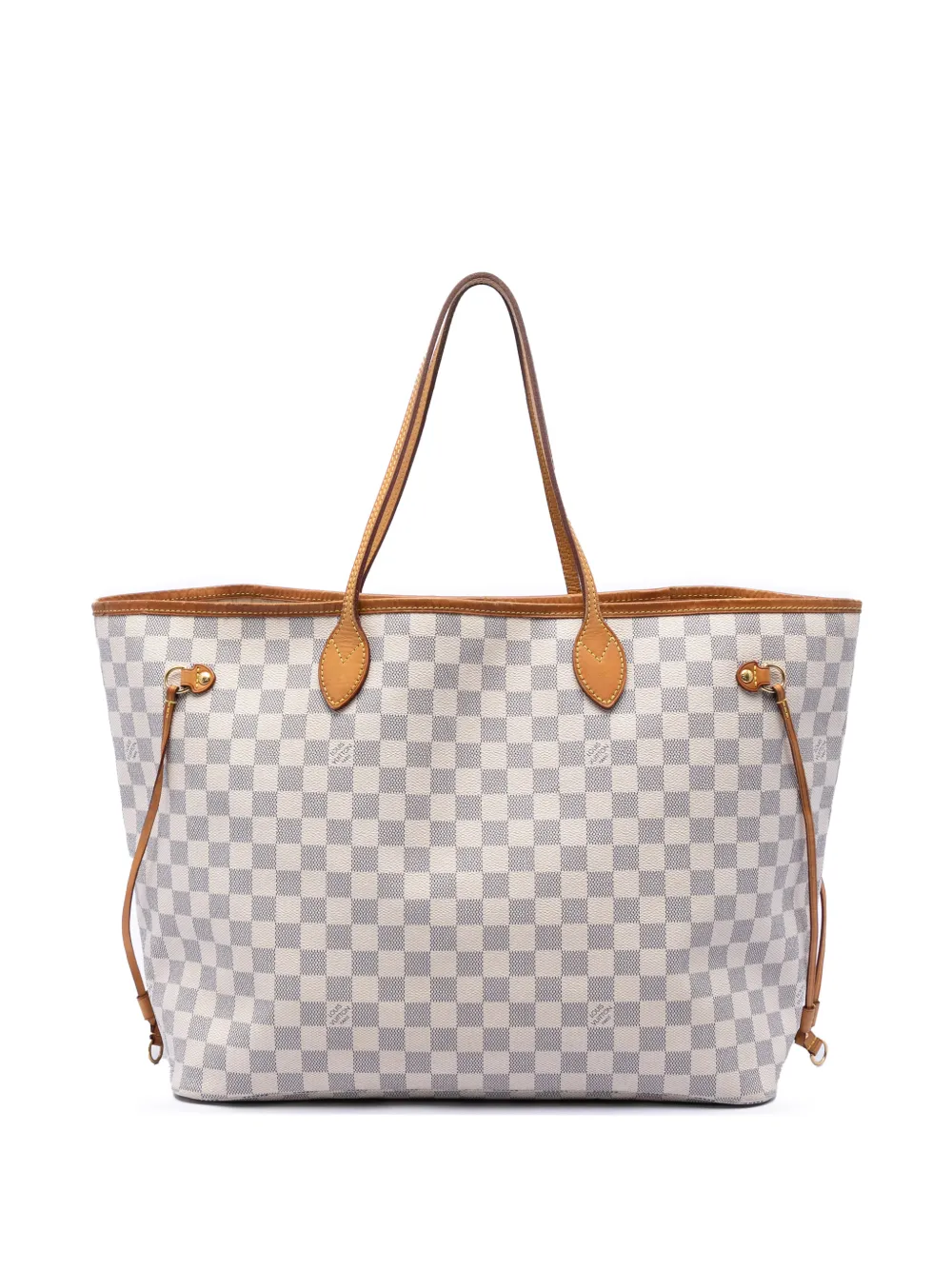 Louis Vuitton Pre-Owned 2014 Damier Azur Neverfull GM tote bag - White