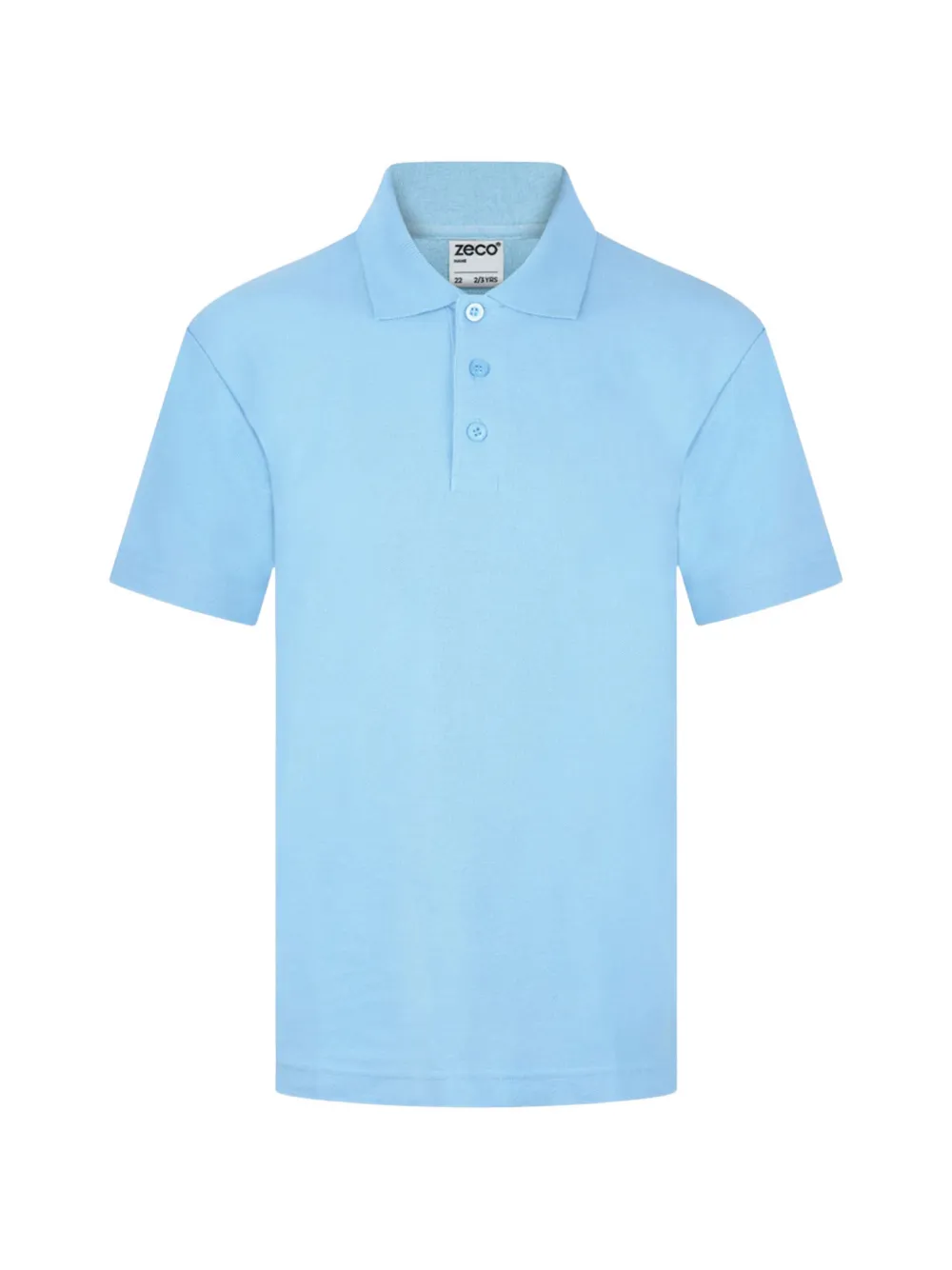 Zeco Schoolwear kids short-sleeve polo shirt - Blu