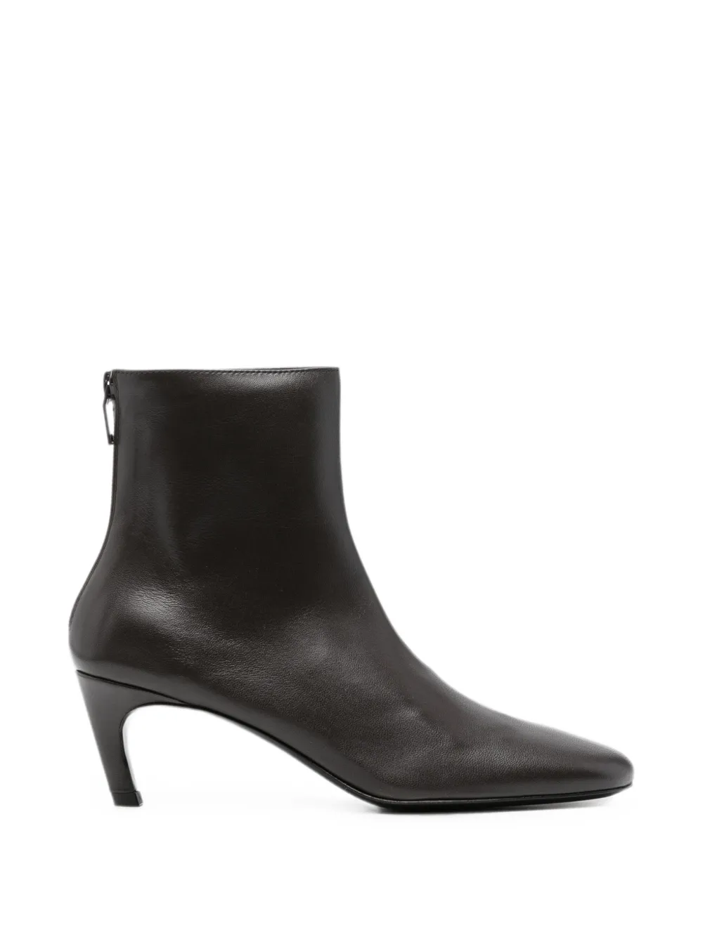 TOTEME leather ankle boots - Braun
