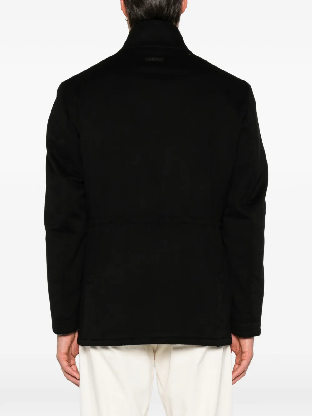 Lardini Waterbestendig shirtjack Zwart