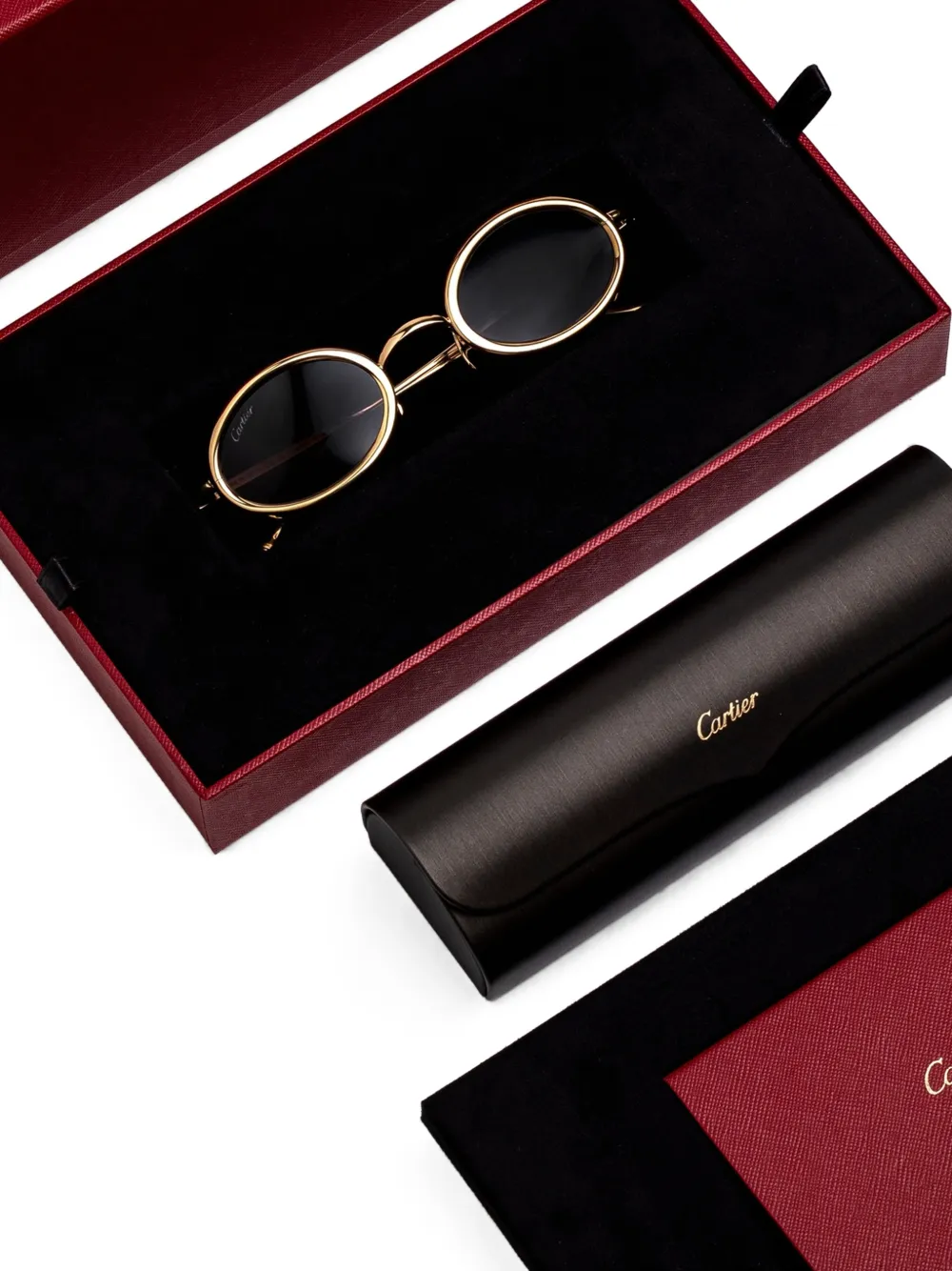 Cartier Eyewear ベニュワール オーバルフレーム サングラス