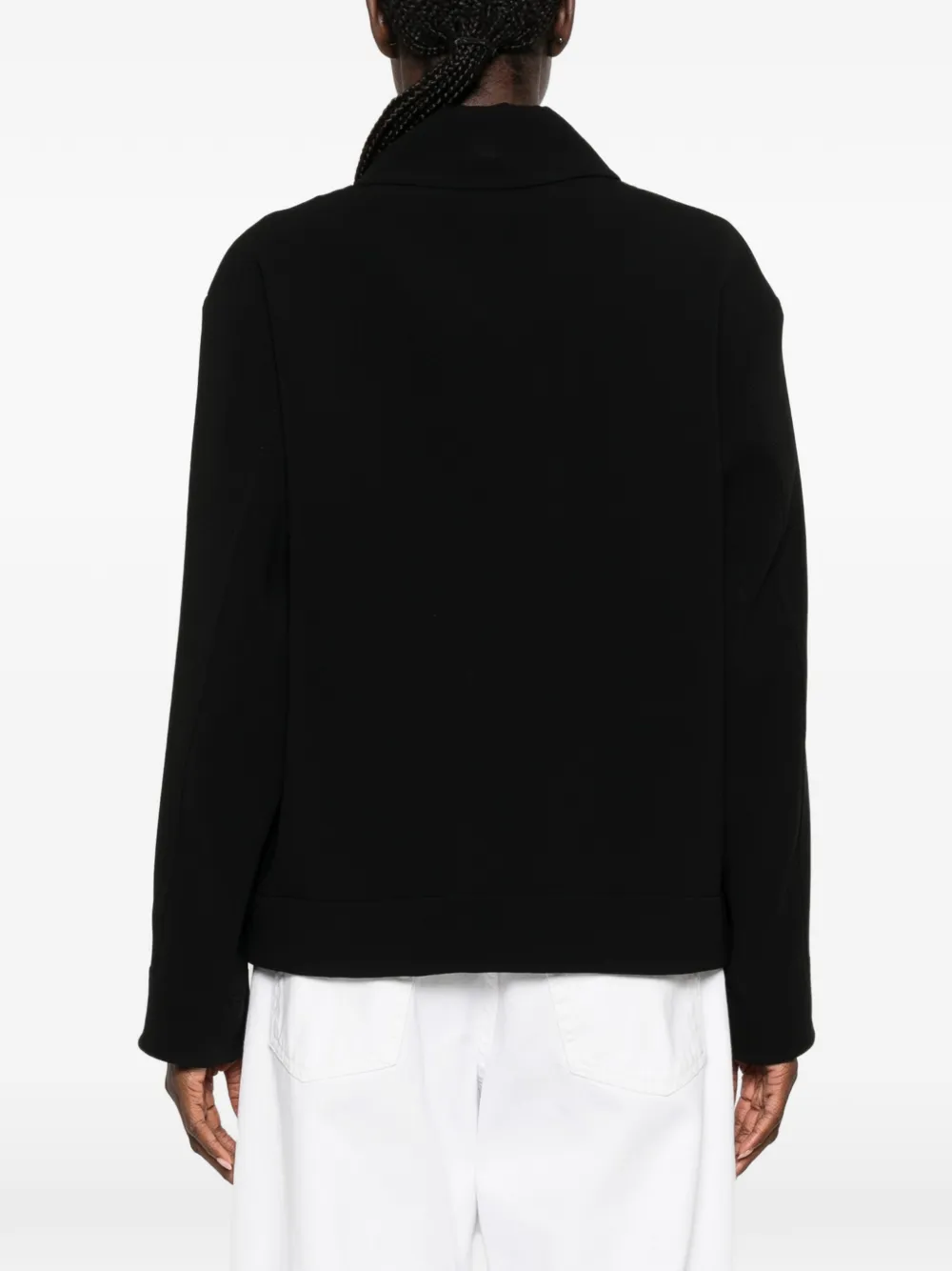 Max Mara Jack met klepzak Zwart