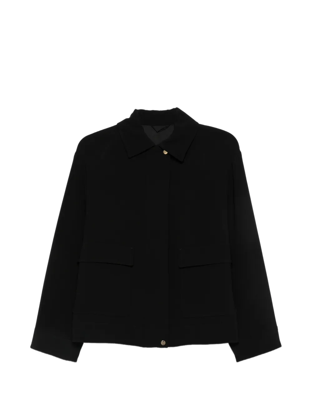 Max Mara Giacca con tasca e zip - Nero