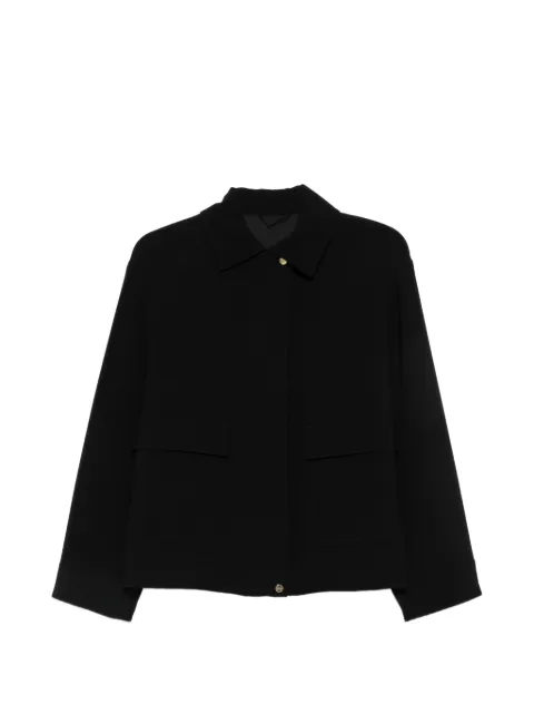 Max Mara flap-pocket zip-up jacket