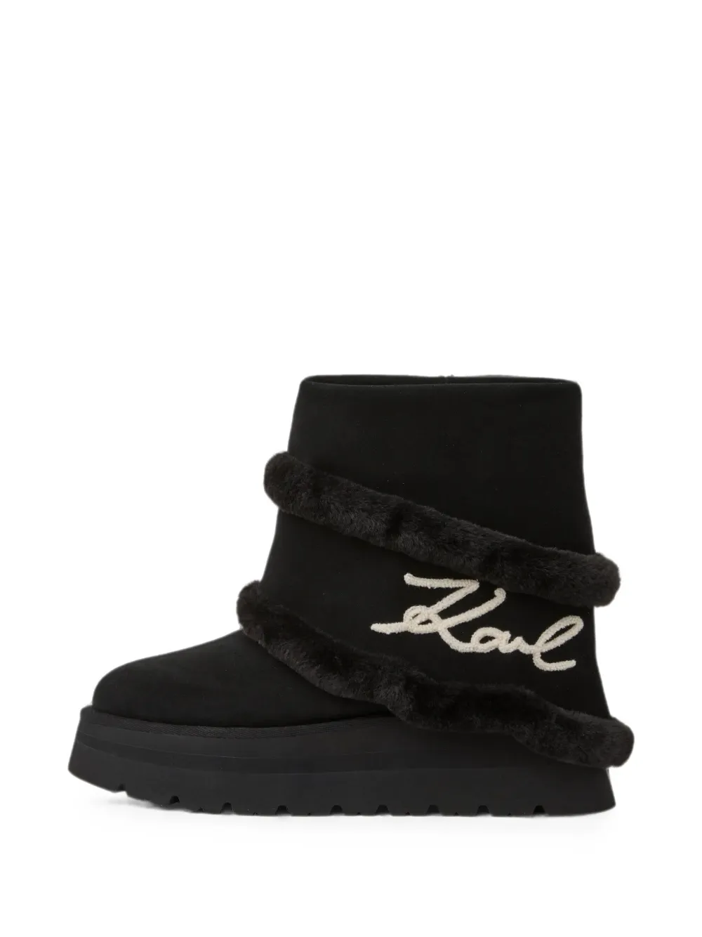 Karl Lagerfeld Skylar fold-down mid boots
