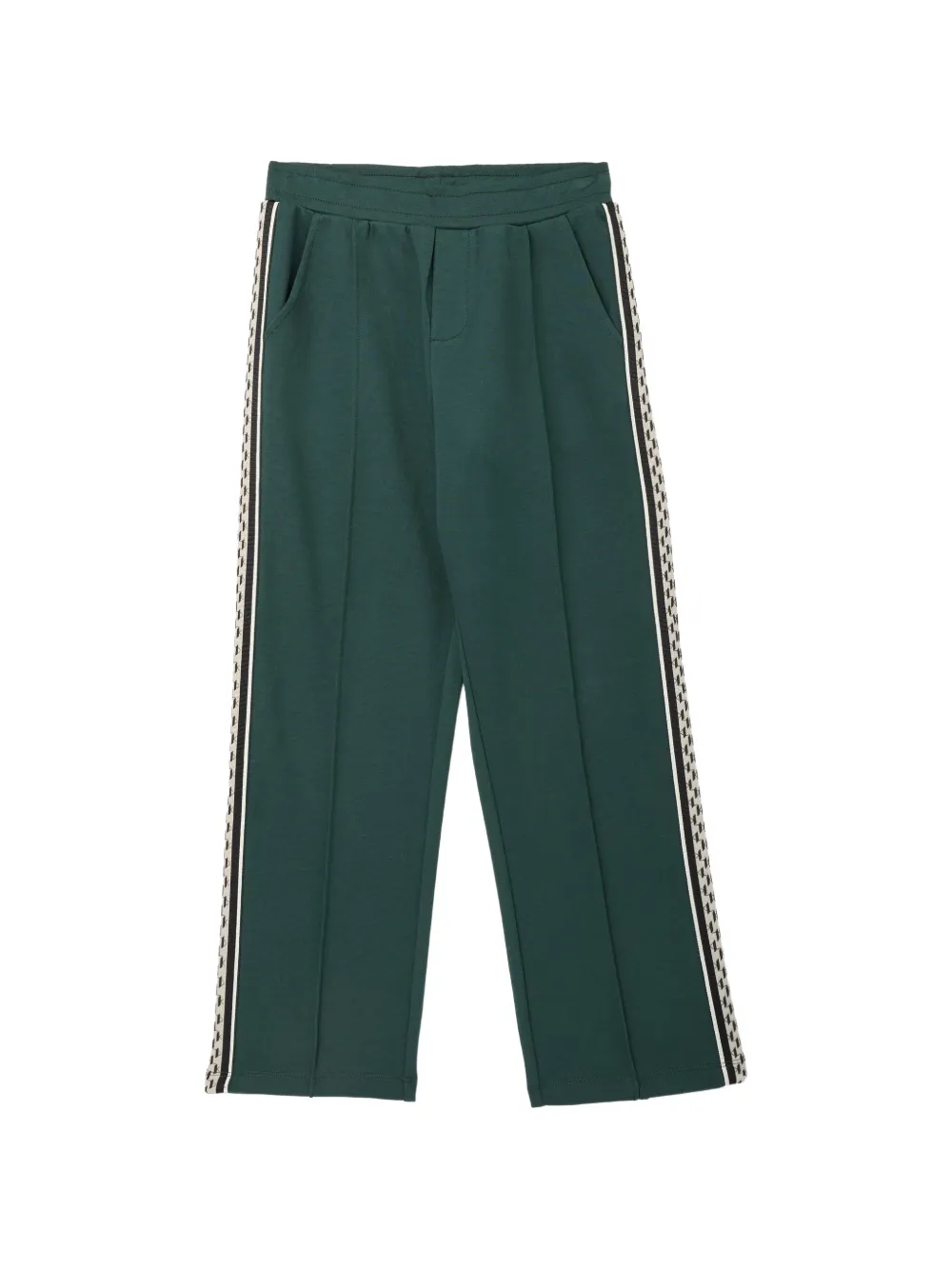 Karl Lagerfeld Kids logo-tape track pants Groen