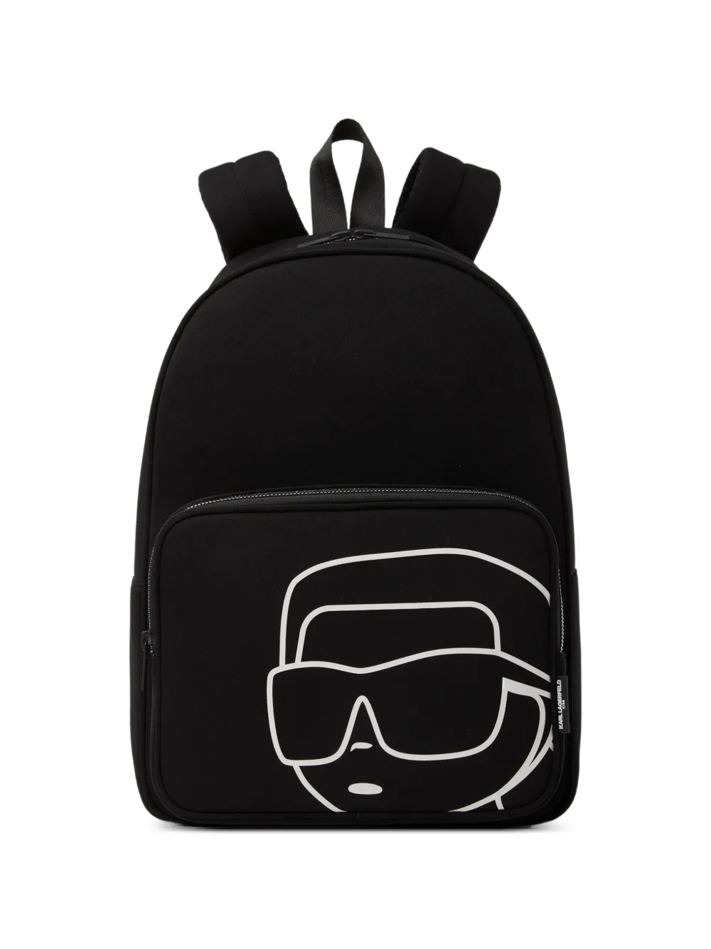 Karl Lagerfeld Kids Rucksack mit grafischem Print - Schwarz