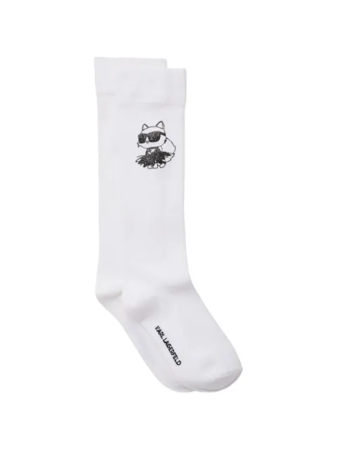 Karl Lagerfeld Kids chaussettes à ornements Choupette