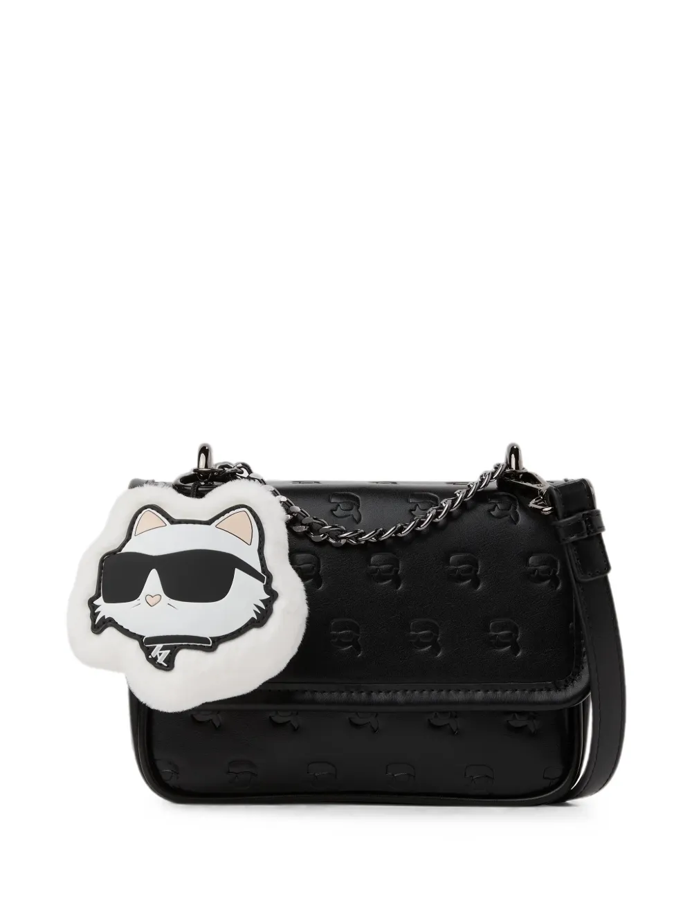 Karl Lagerfeld Kids Ikon Choupette schoudertas Zwart