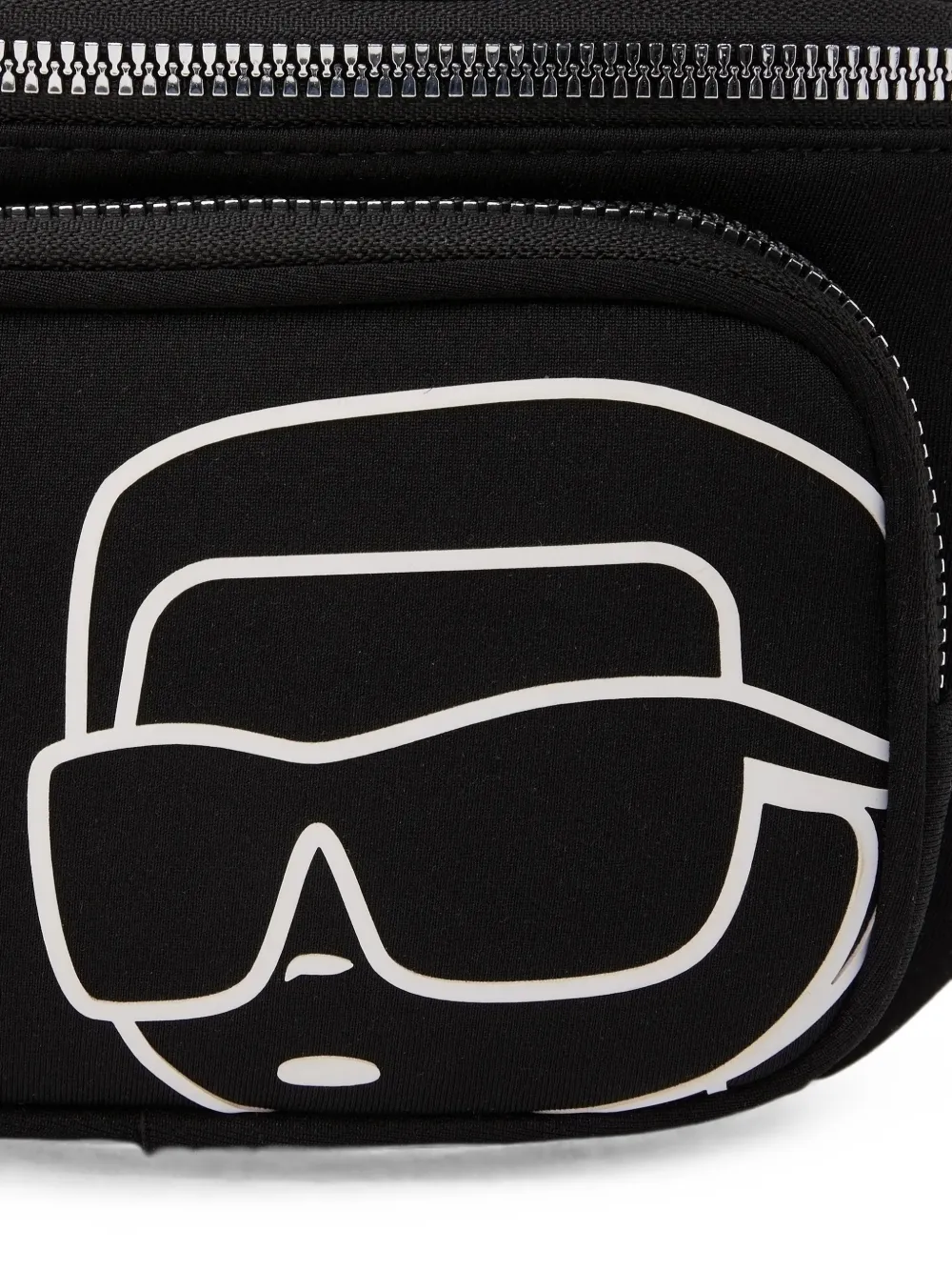 Karl Lagerfeld Kids Heuptas met logoprint Zwart