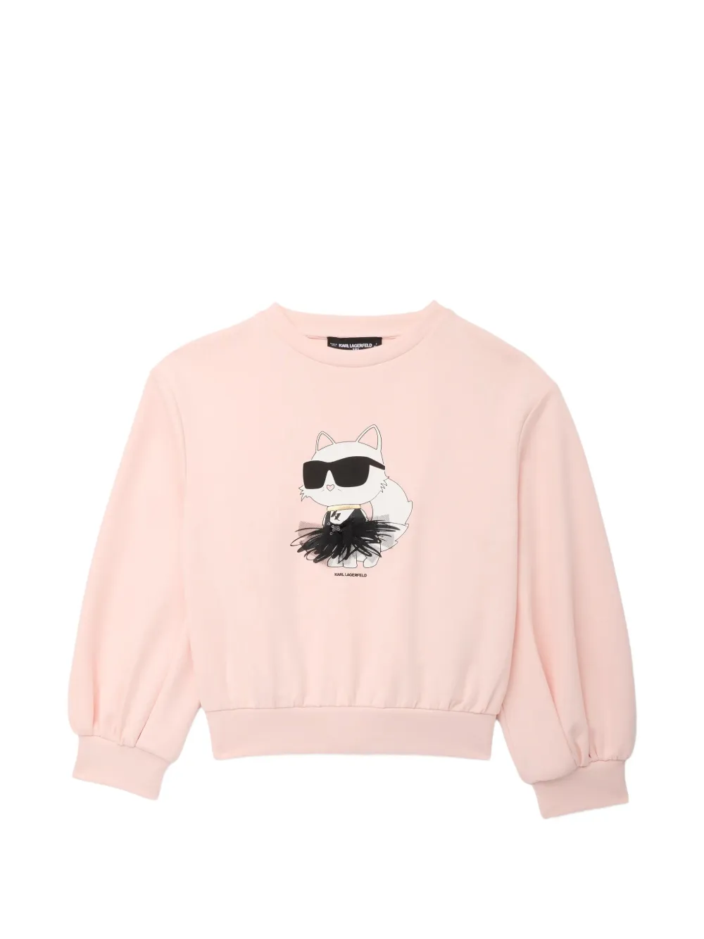 Karl Lagerfeld Kids Felpa Ikonik Choupette - Rosa