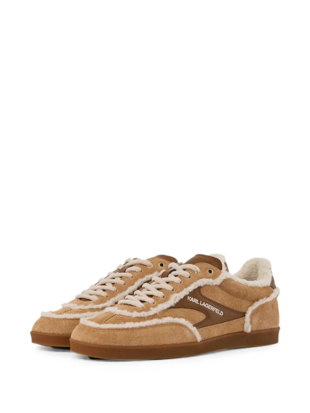 Karl Lagerfeld Kandidate lined sneakers Bruin