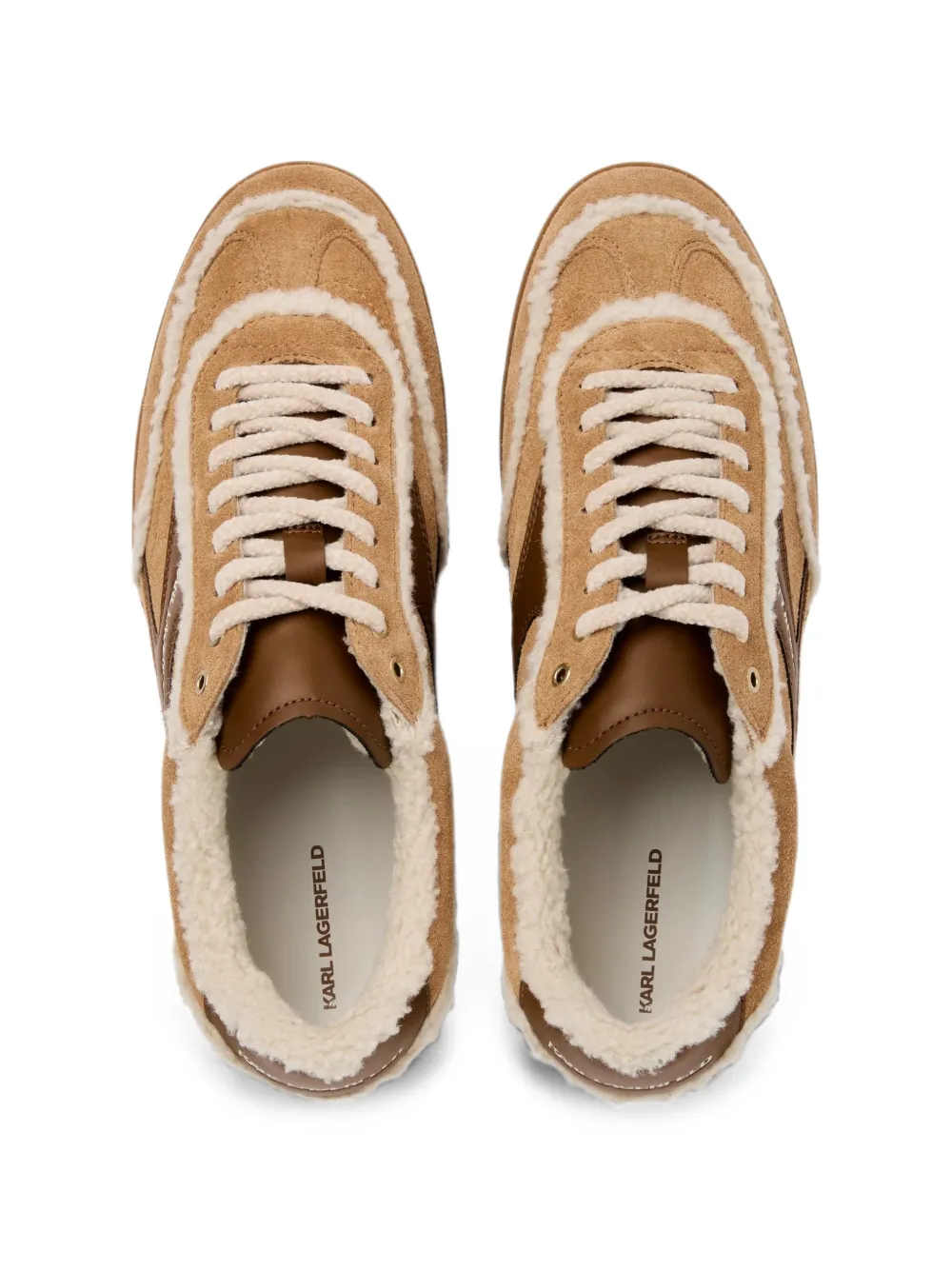 Karl Lagerfeld Kandidate lined sneakers Bruin