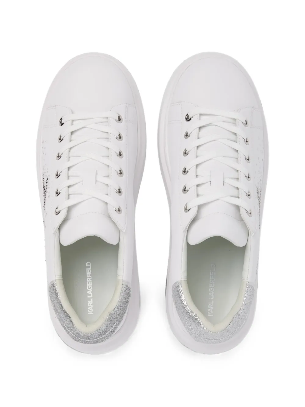 Karl Lagerfeld Anakapri rhinestone sneakers Wit