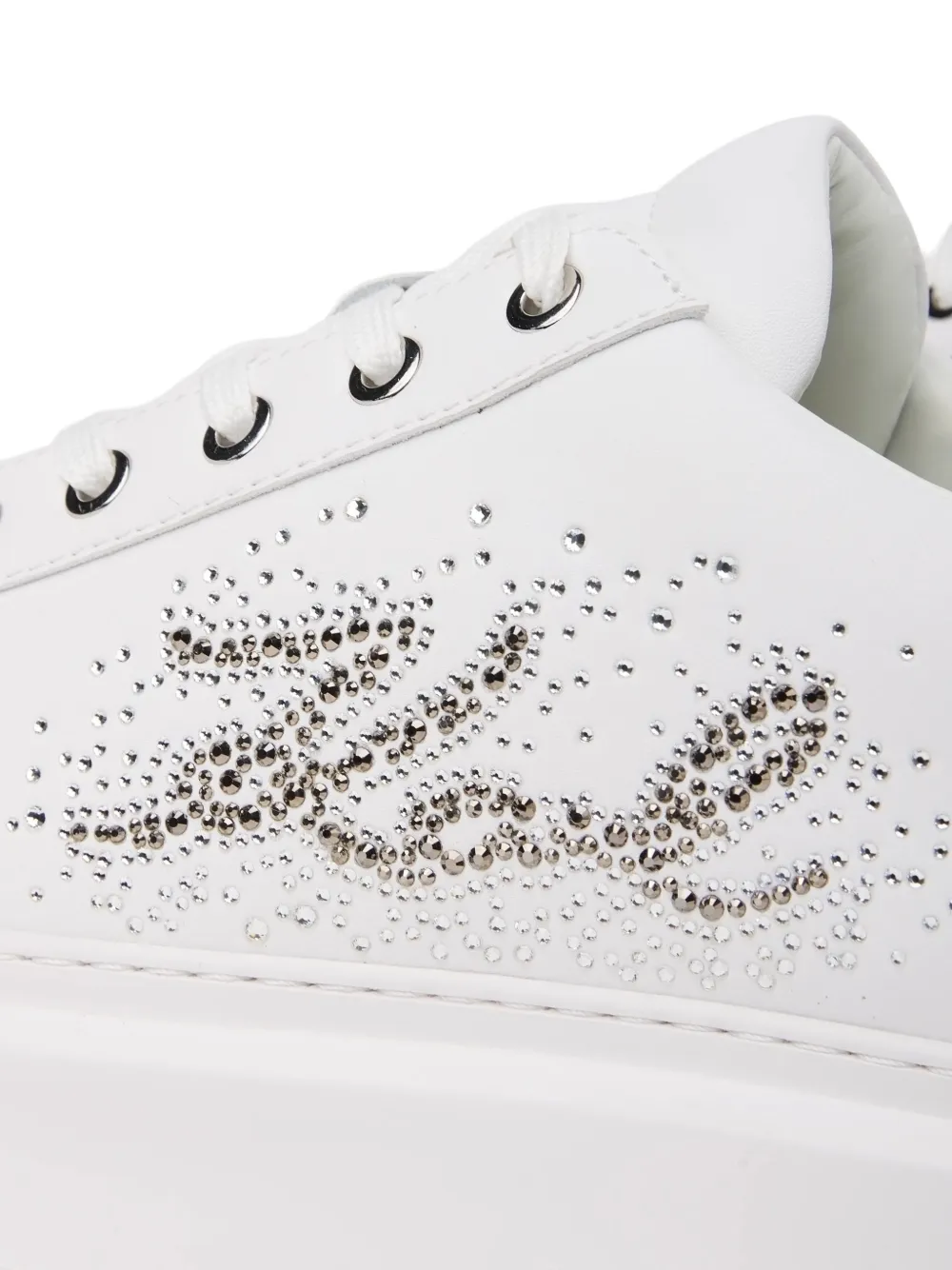 Karl Lagerfeld Anakapri rhinestone sneakers Wit