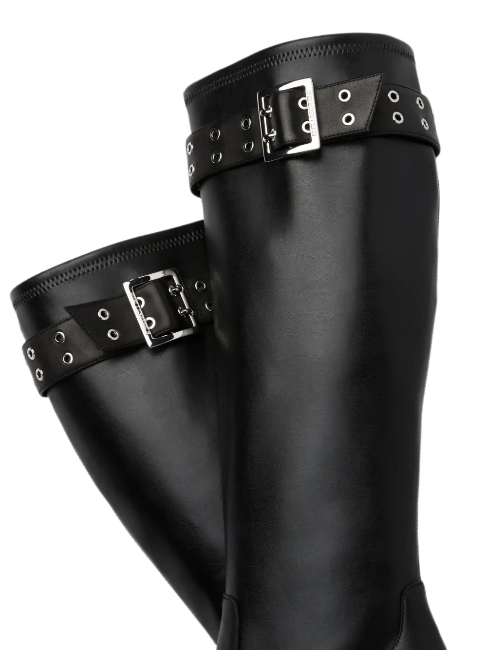 Karl Lagerfeld Kati buckle-strap boots Zwart
