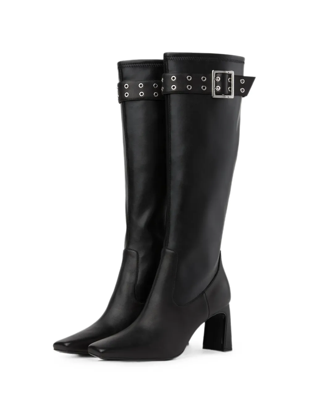 Karl Lagerfeld Kati buckle-strap boots Zwart