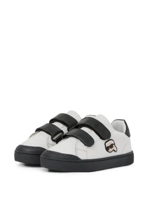 Karl Lagerfeld Kids touch-strap trainers