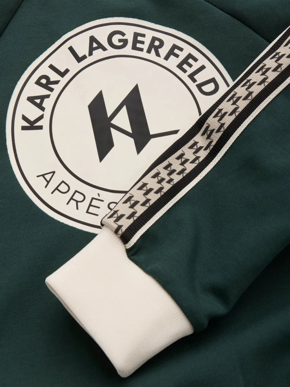 Karl Lagerfeld Kids Trui met logoprint Groen