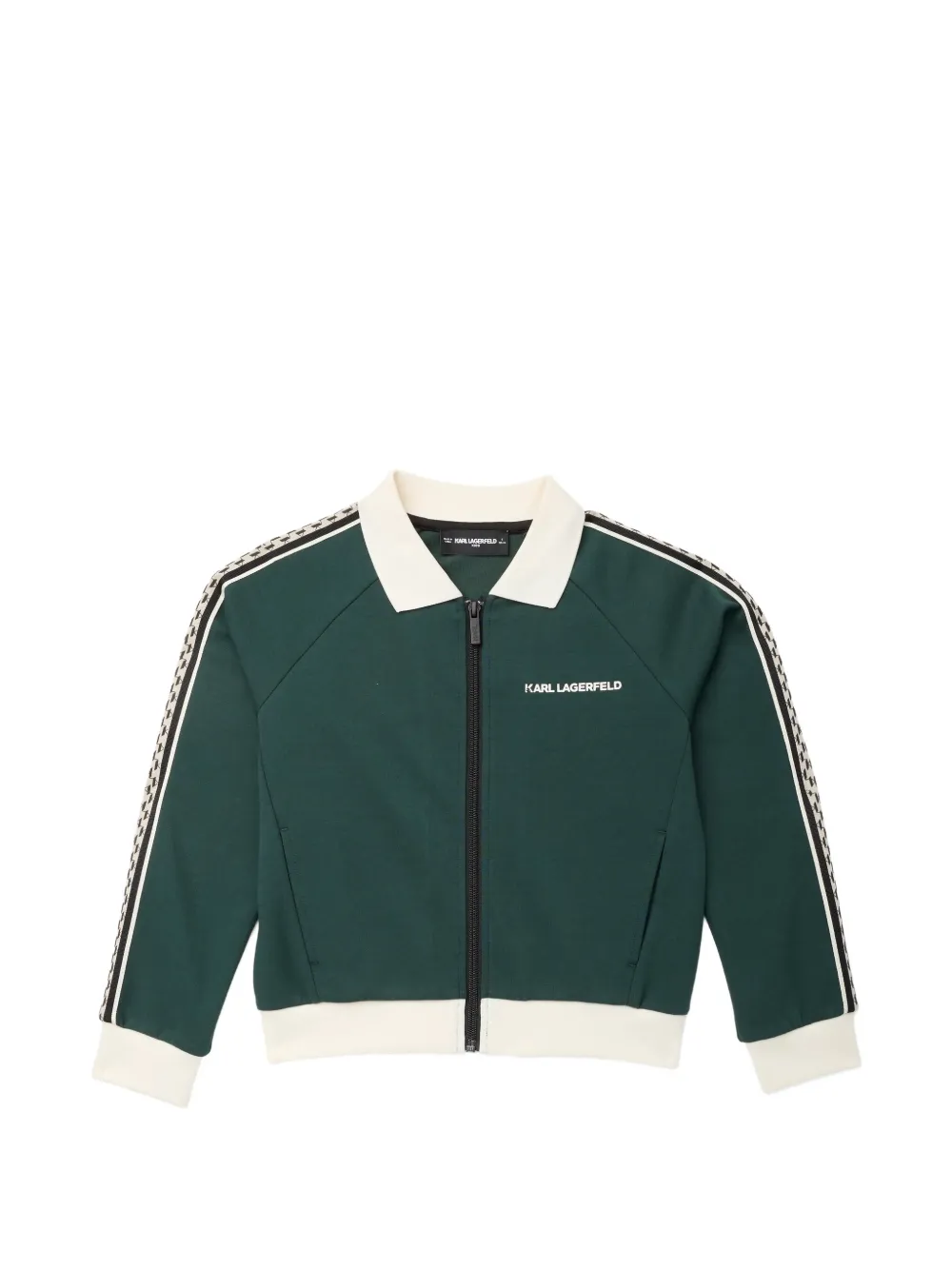 Karl Lagerfeld Kids Maglione con stampa - Verde