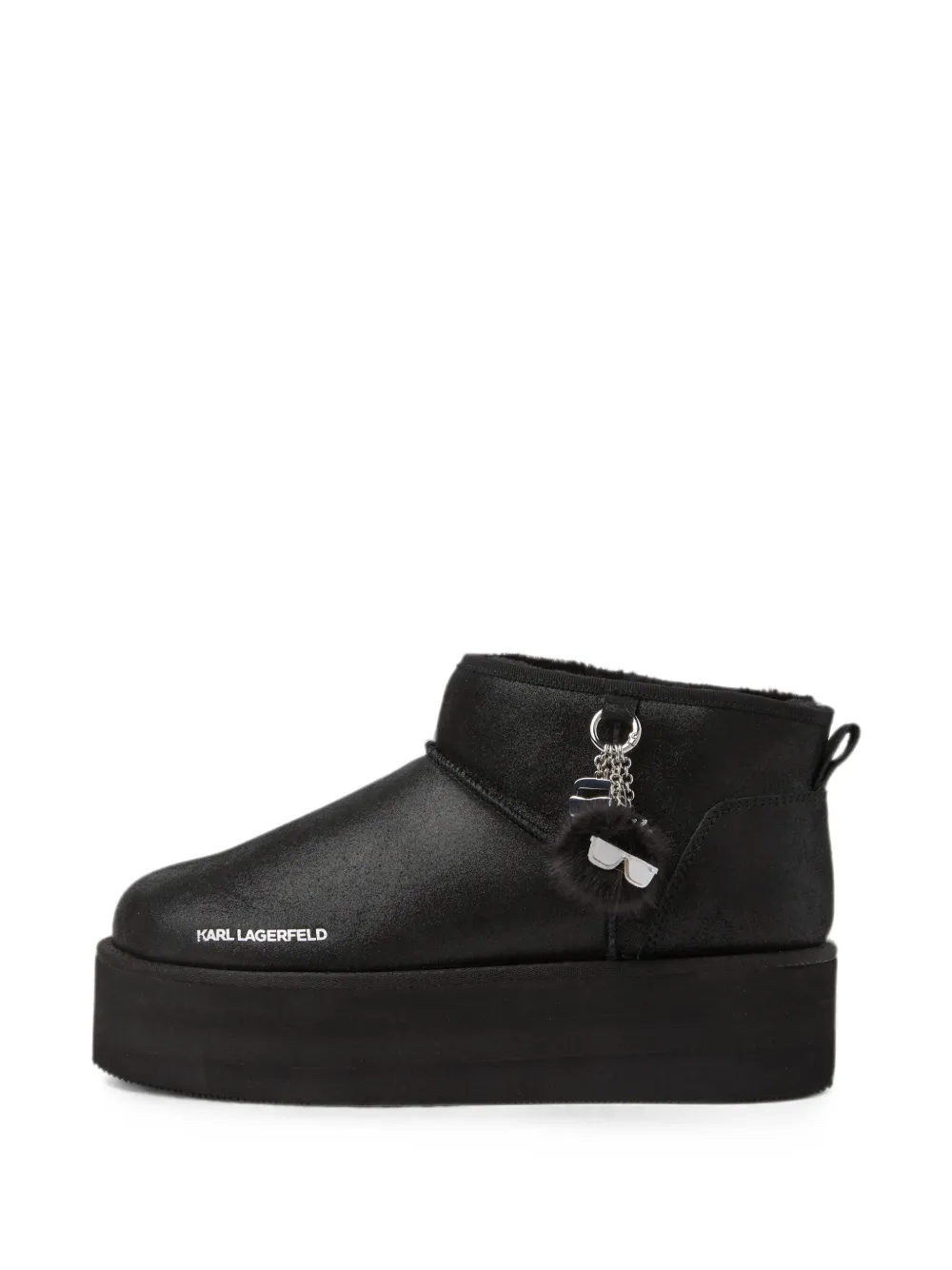 Karl Lagerfeld Thermo charms boots Zwart