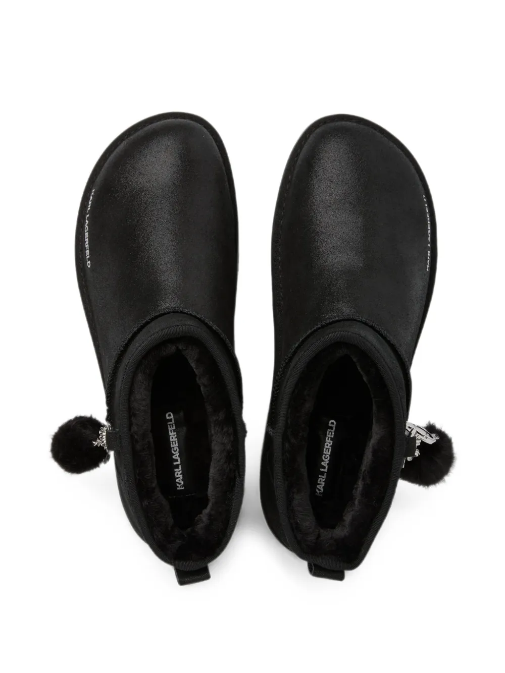 Karl Lagerfeld Thermo charms boots Zwart
