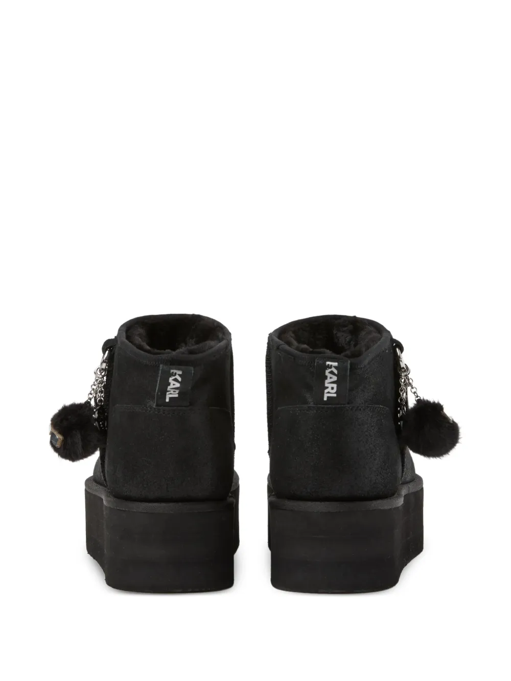 Karl Lagerfeld Thermo charms boots Zwart