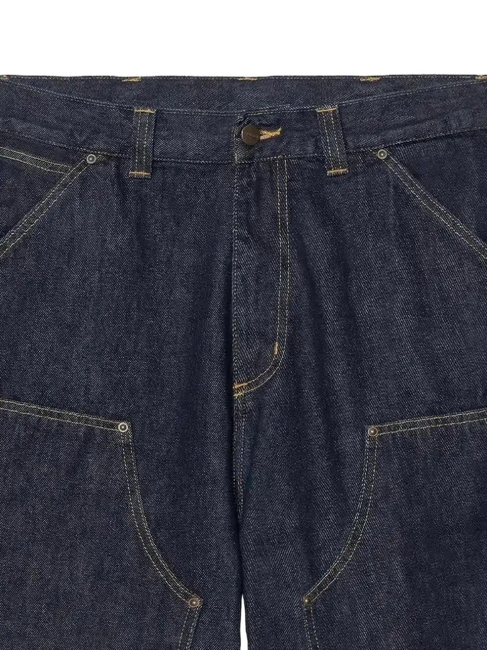 Carhartt WIP OG denim shorts met dubbele kniestukken Blauw
