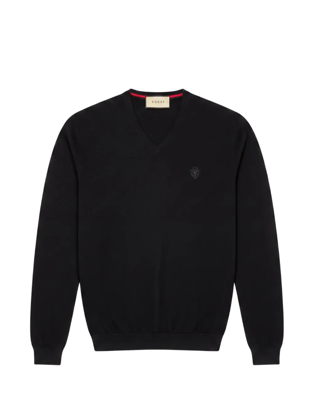 Gucci trui met V-hals Zwart
