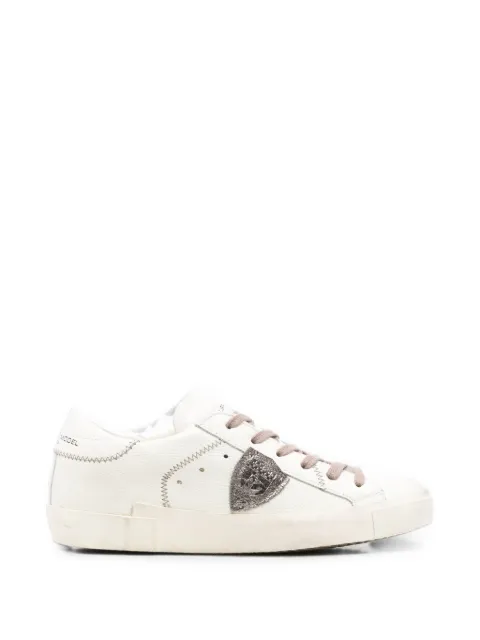 Philippe Model Paris PRSX Low logo-patch panelled sneakers