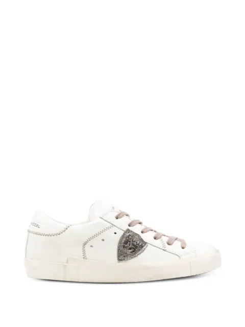 Philippe Model Paris PRSX Low logo-patch panelled sneakers