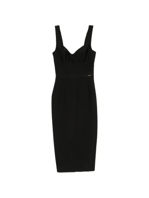 Elisabetta Franchi sweetheart-neck midi dress