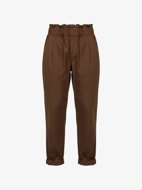 Black Label elasticated-waist cargo pants