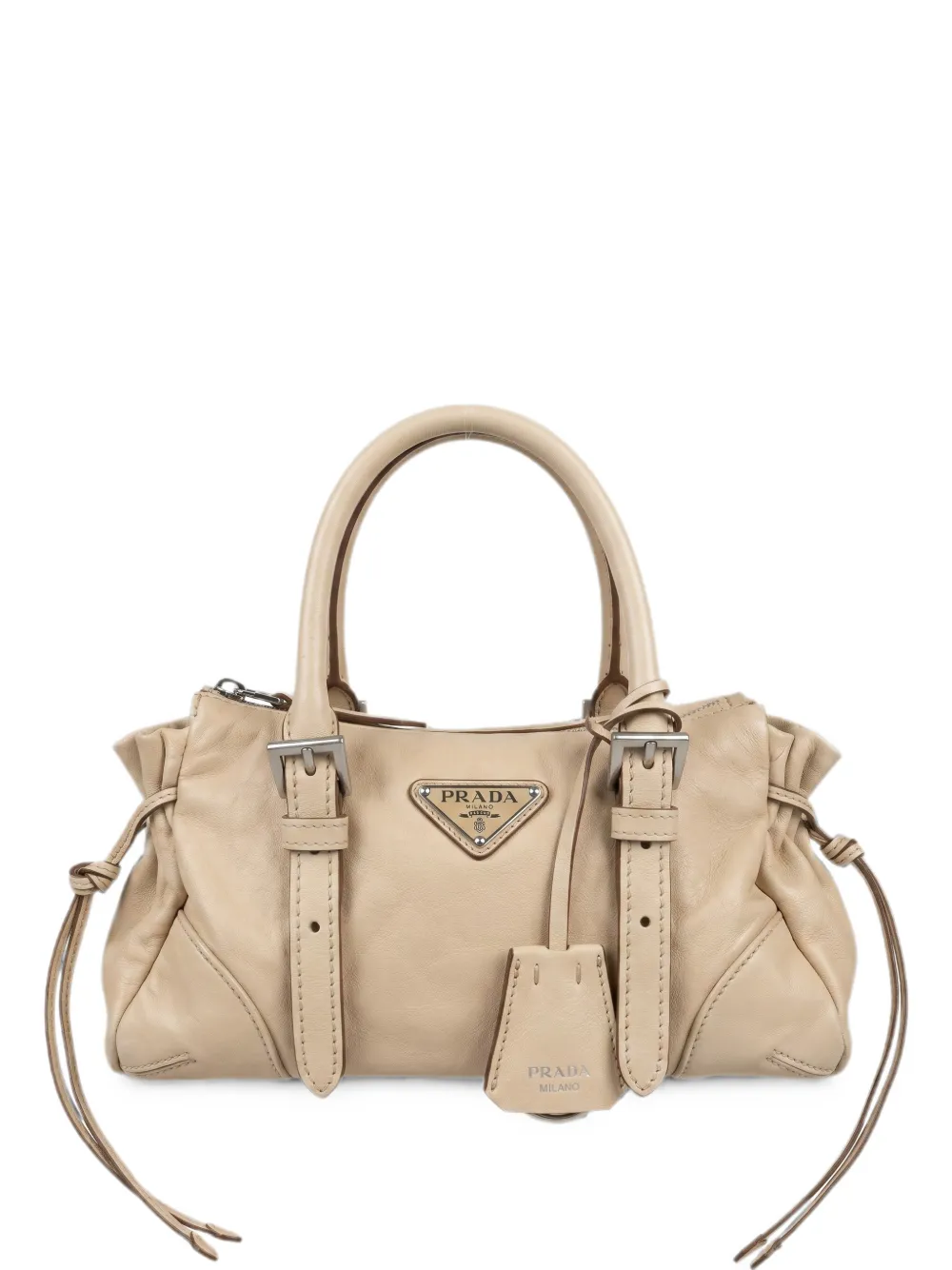 Prada small Karin buckle-detail shoulder bag - Toni neutri