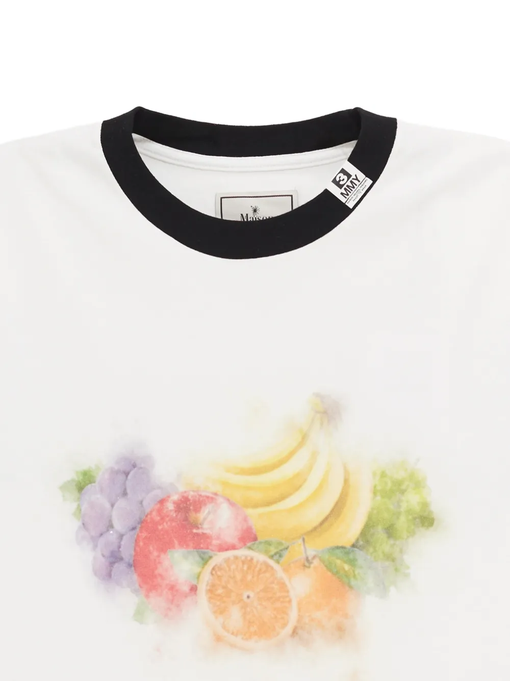 Maison MIHARA YASUHIRO fruit printed T-shirt Wit