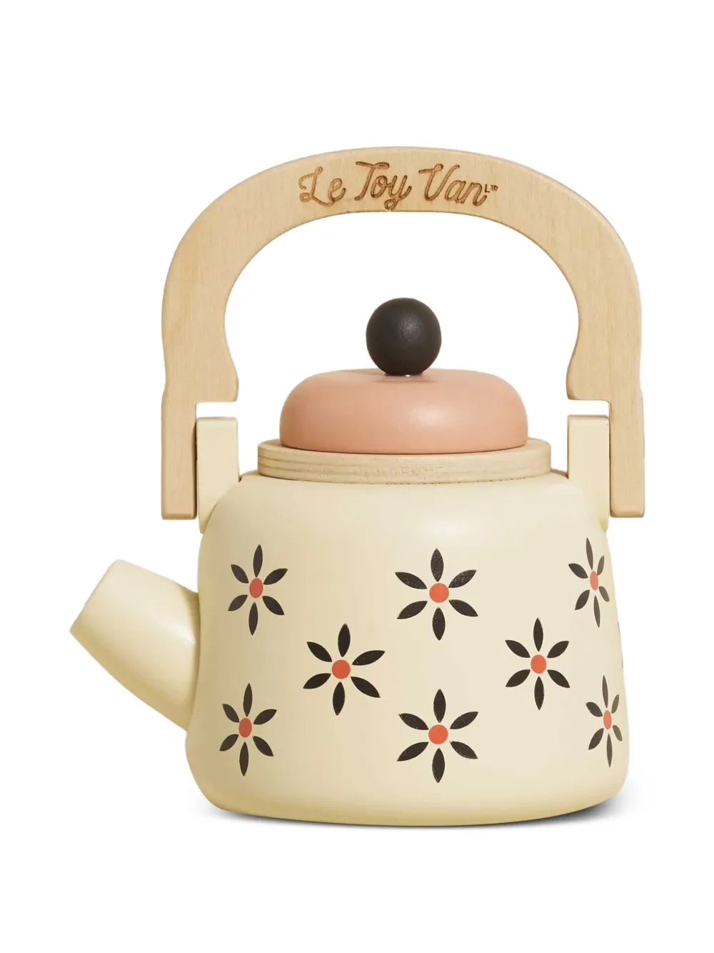 Le Toy Van floral-print wooden kettle - Nude
