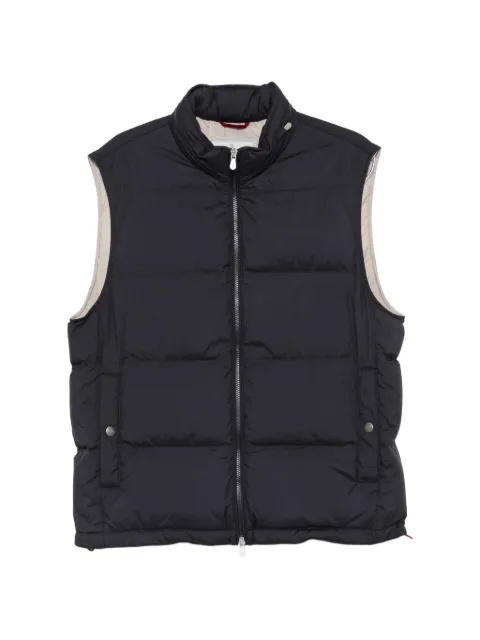 Brunello Cucinelli quilted zip-up jacket