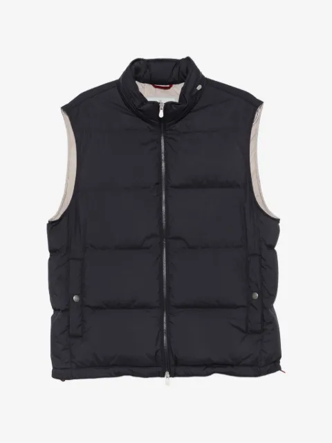 Brunello Cucinelli quilted zip-up jacket