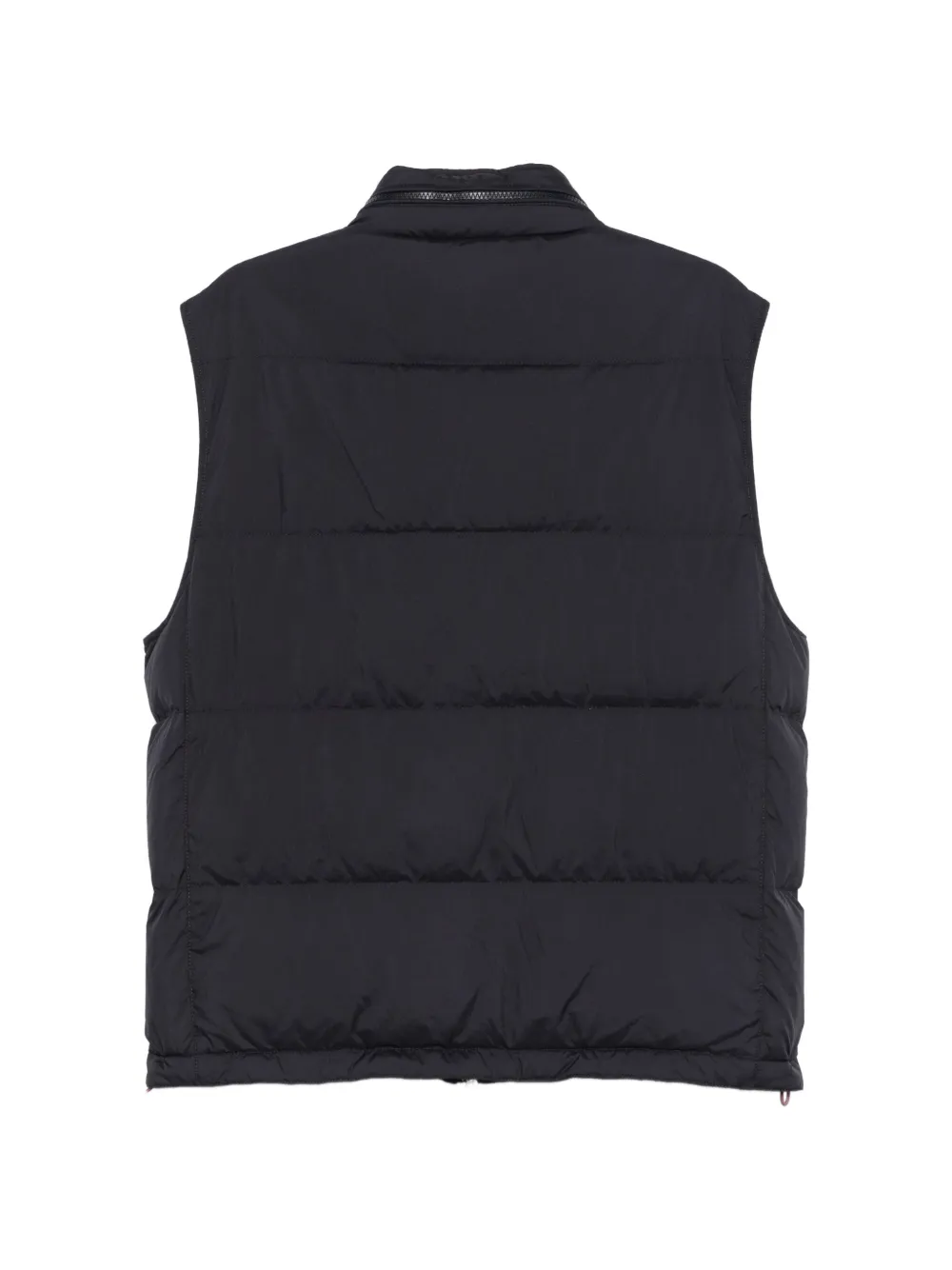 Brunello Cucinelli Gewatteerd jack met rits Blauw