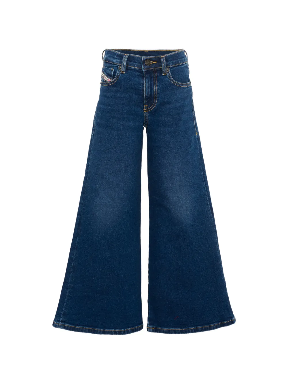 Diesel Kids wide-leg jeans - Blu