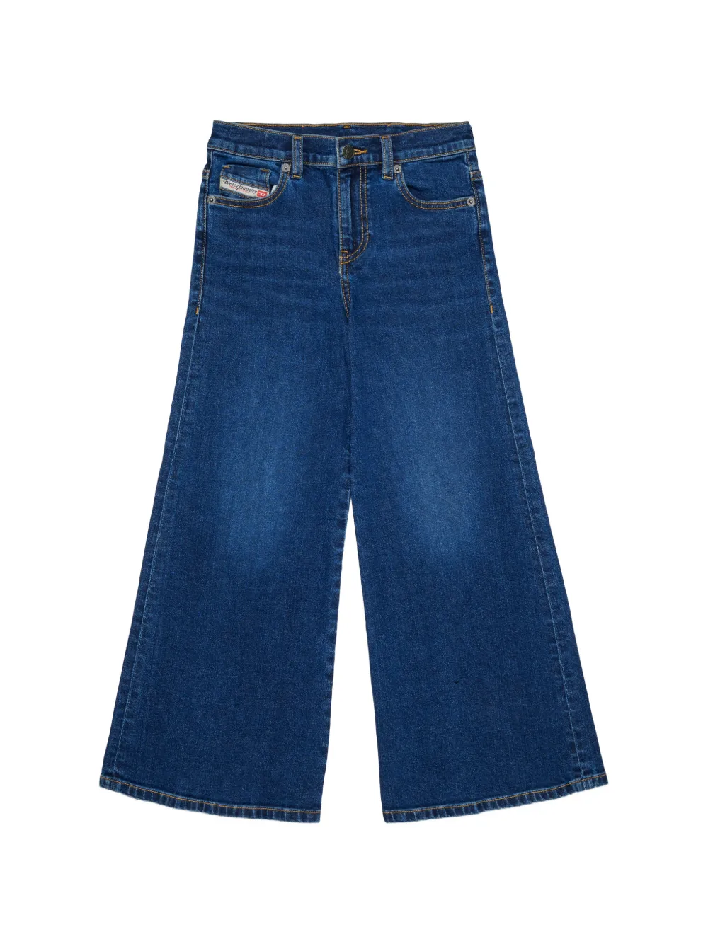 Diesel Kids wide-leg jeans - Blu
