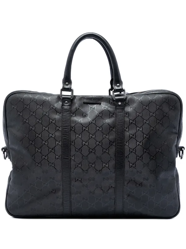 Gucci Pre-Owned 2016-2026 GGインプリメ ビジネスバッグ | ブラック 