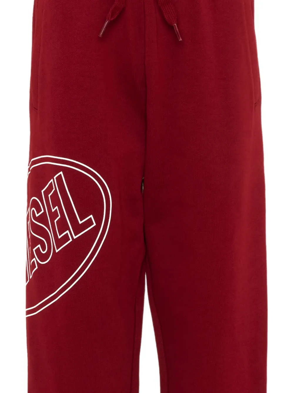Diesel Kids Trainingsbroek met logoprint Rood