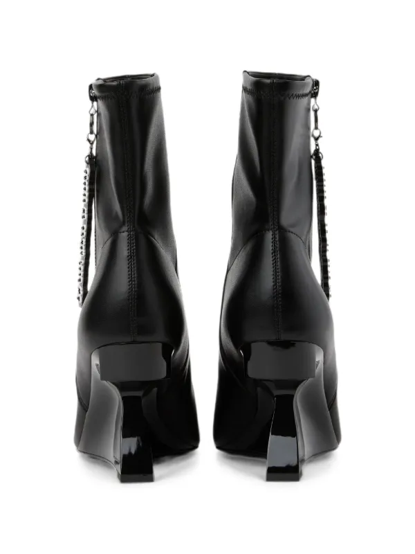 Karl Lagerfeld Jeans Waverly Midi Zip Boots | Black | FARFETCH