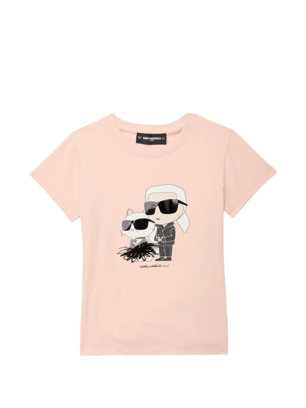 Karl Lagerfeld Kids T-shirt Ikon Karl Choupette - Rosa