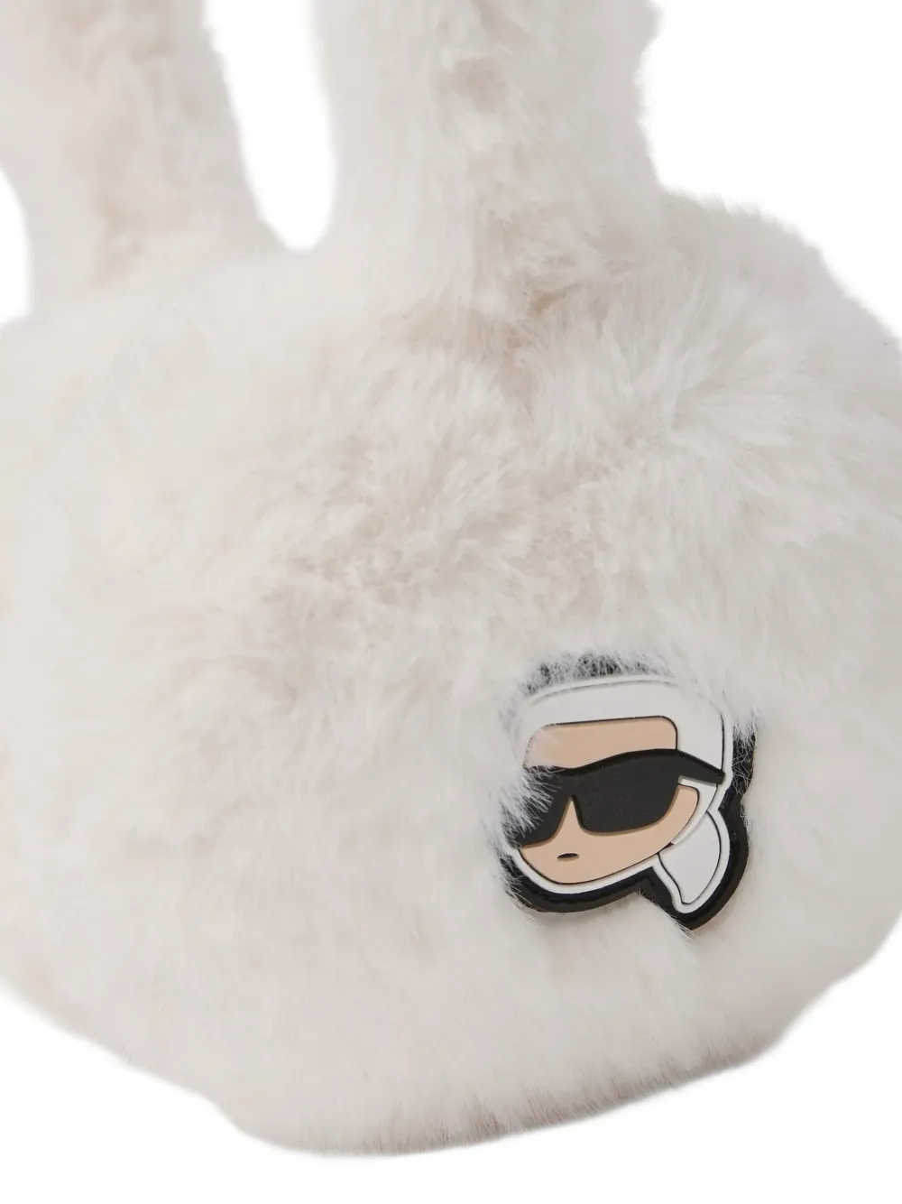 Karl Lagerfeld Kids Ikon Choupette oorwarmers Wit