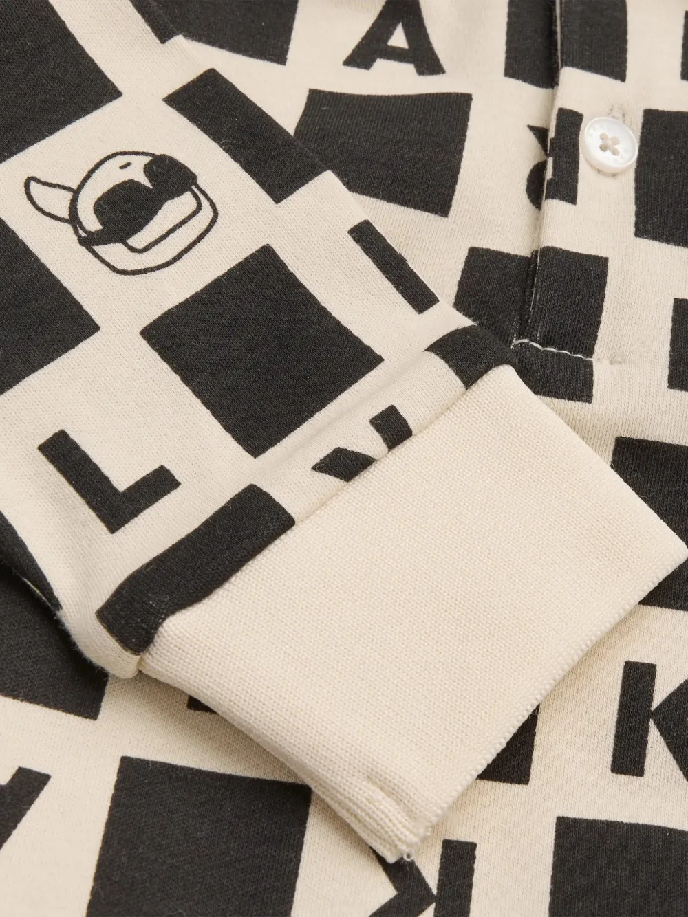 Karl Lagerfeld Kids Trainingspak met logoprint Zwart