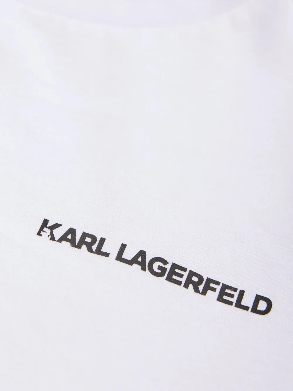 Karl Lagerfeld Kids Twee T-shirt met logo-print Zwart